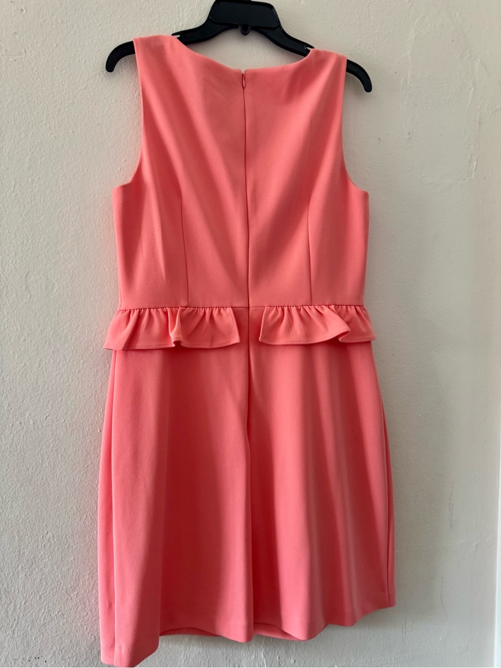 Adrianna Papell Coral Sleeveless Peplum Shift Dress - Picture 5 of 5